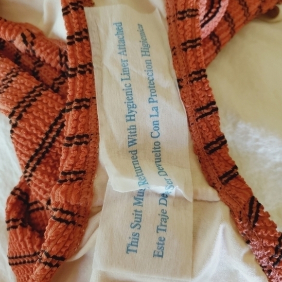 Kona Sol BROWN/PID medium coverage one piece swimsuit Size S - Picture 9 of 13